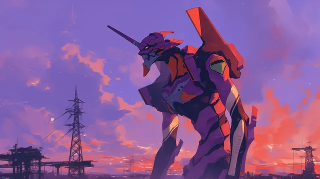 01 wallpaper: dusk eva