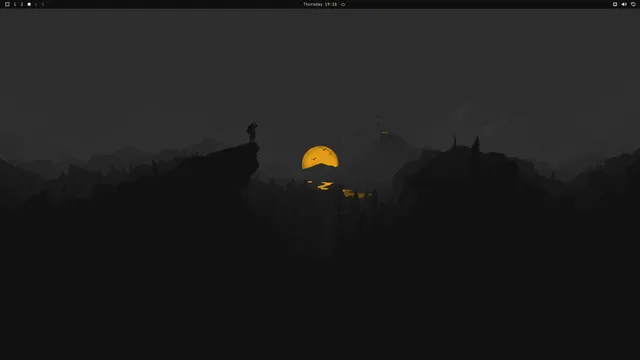 Empty desktop