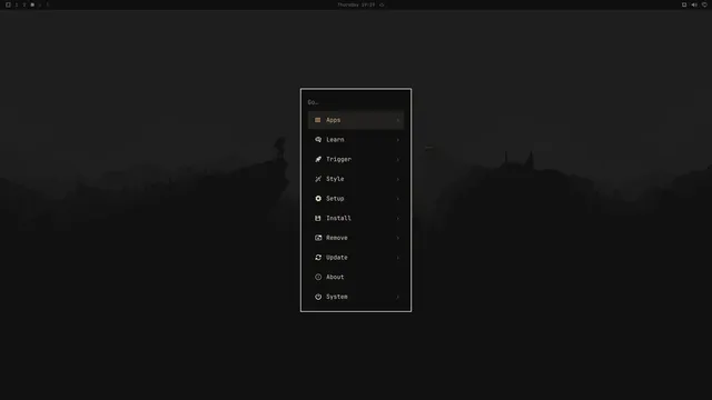 Omarchy menu