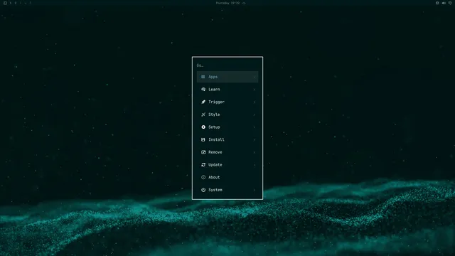 Omarchy menu