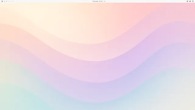 Empty desktop