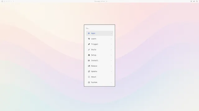Omarchy menu