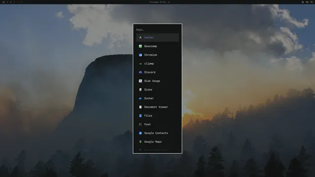 App launcher