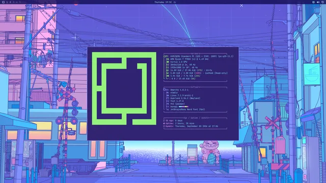 About window