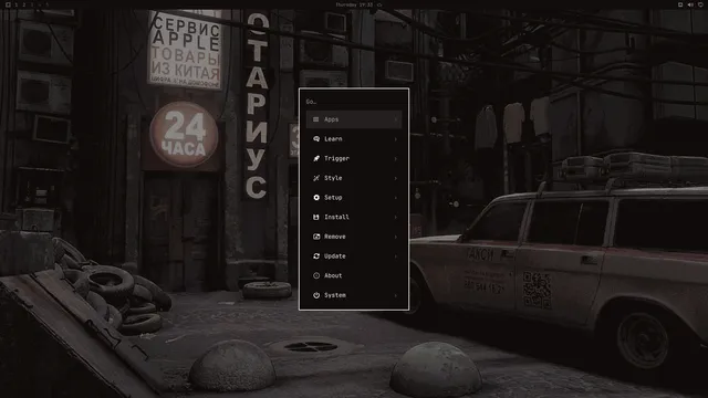 Omarchy menu