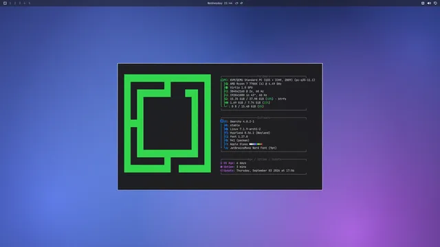 About window