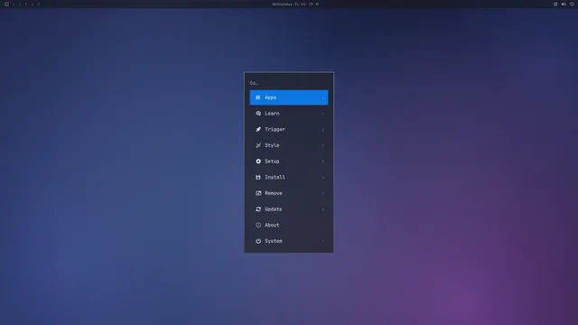 Omarchy menu