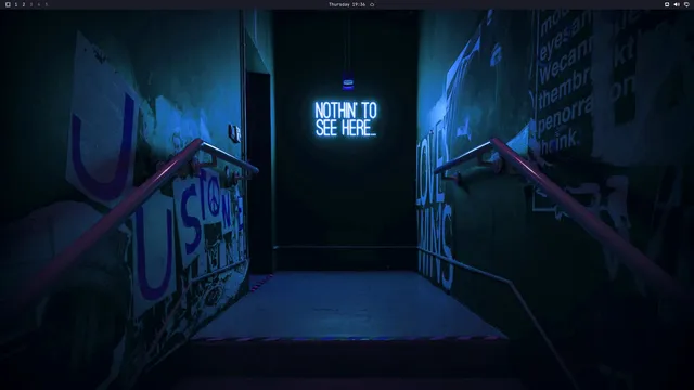 Empty desktop
