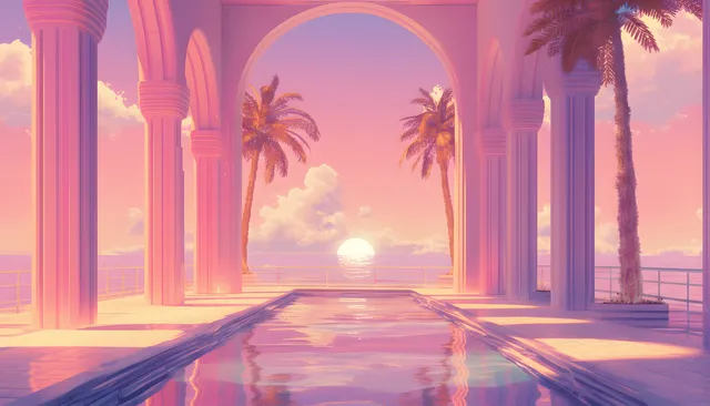 Archwave wallpaper: dawn