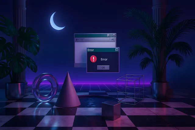 Archwave wallpaper: night error