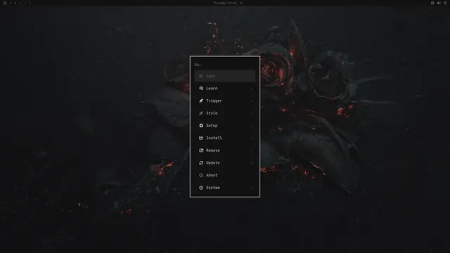 Omarchy menu