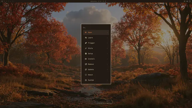 Omarchy menu