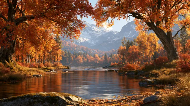 Autumn wallpaper: autumn landscape