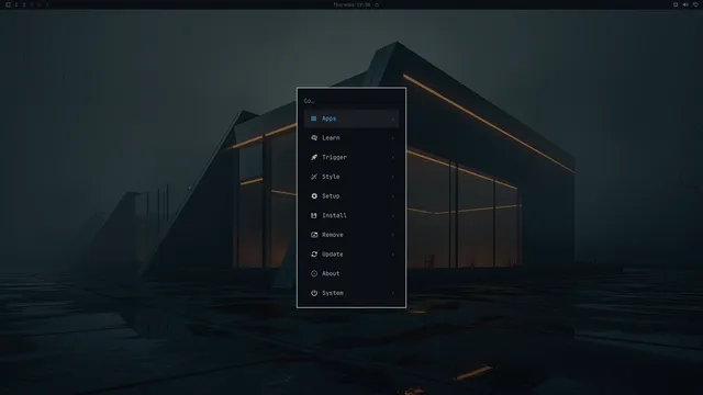 Omarchy menu