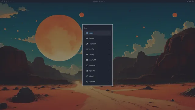 Omarchy menu