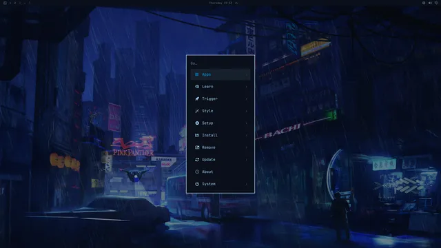 Omarchy menu