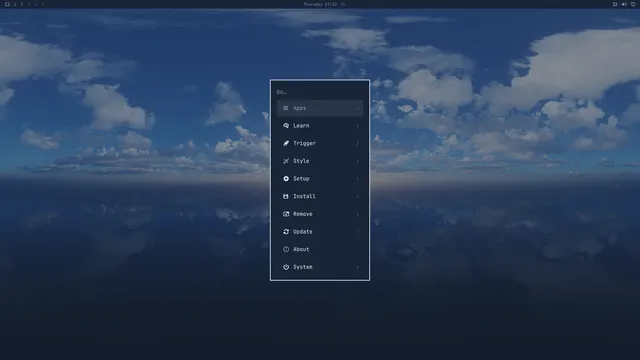 Omarchy menu