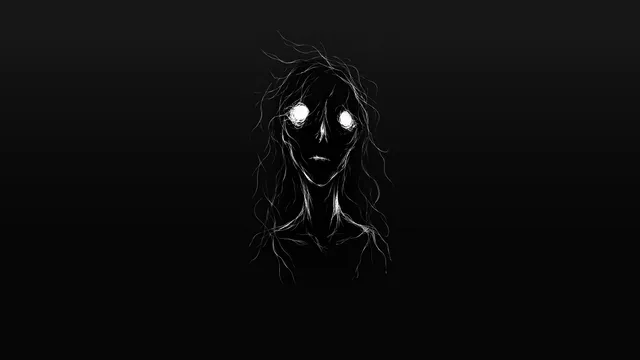 Banish wallpaper: ink gaze