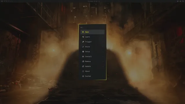 Omarchy menu