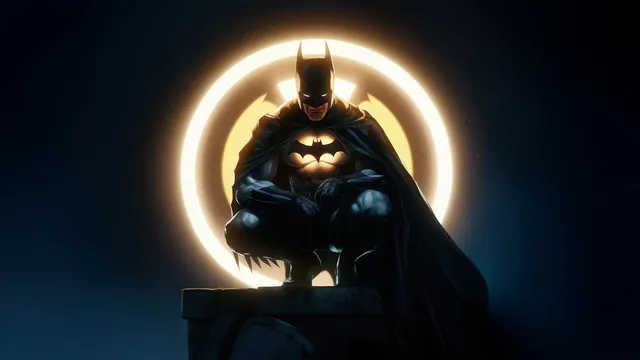 Batman wallpaper: gargoyle vigil
