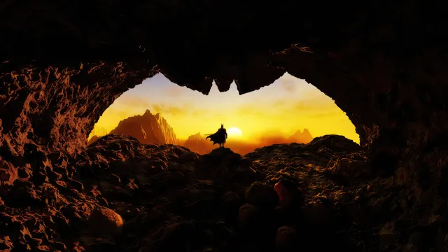 Batman wallpaper: cave sentinel