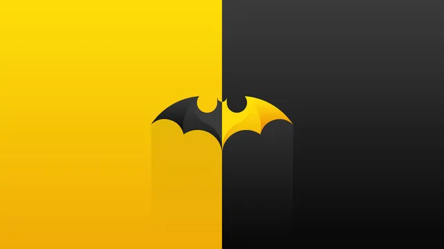 Batman wallpaper: split batsigil