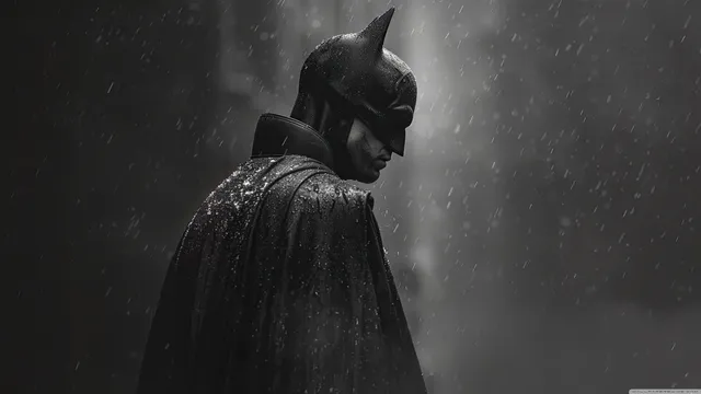 Batman wallpaper: rainy knight