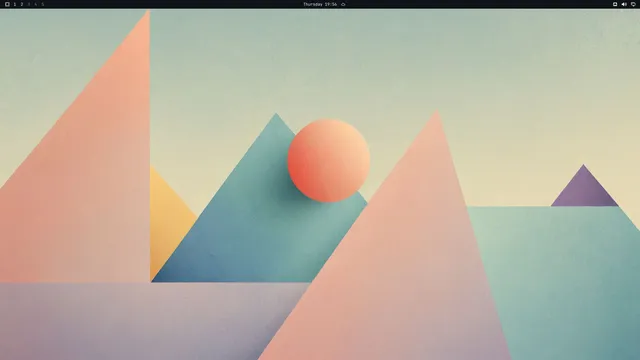 Empty desktop