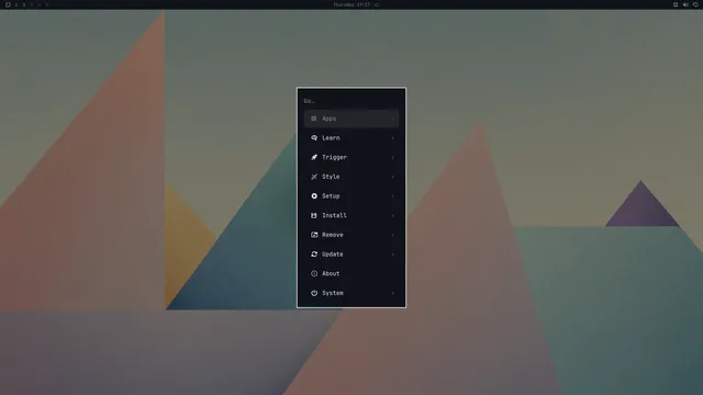 Omarchy menu
