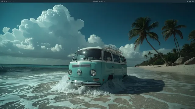 Empty desktop