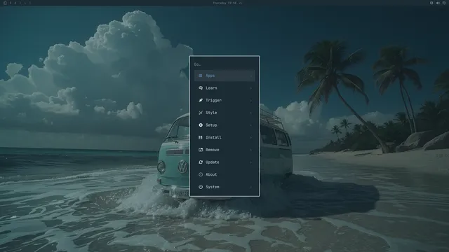 Omarchy menu