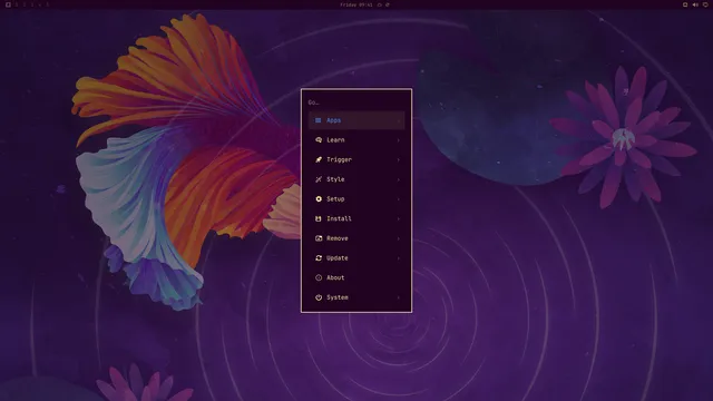 Omarchy menu