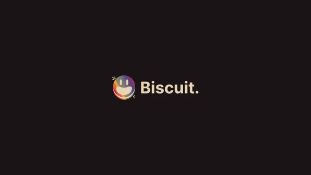 Biscuit de Mar Dark wallpaper: biscuit logo