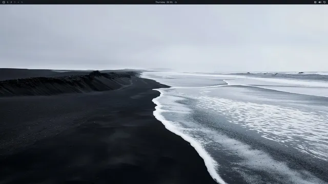 Empty desktop