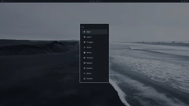 Omarchy menu