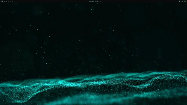 Empty desktop