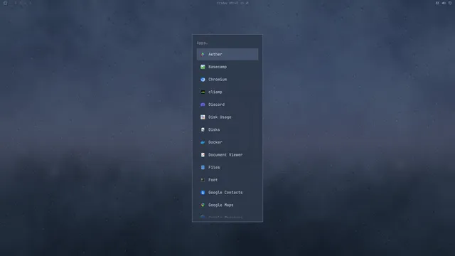 App launcher