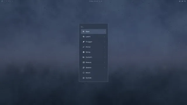 Omarchy menu