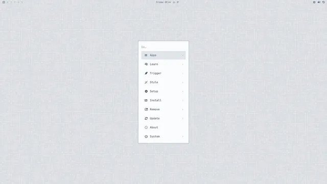 Omarchy menu