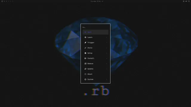 Omarchy menu