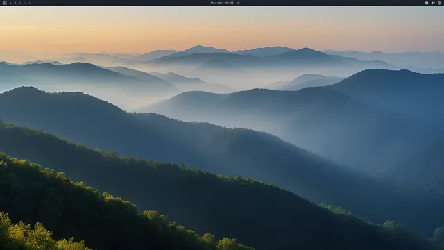 Empty desktop