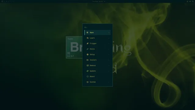 Omarchy menu