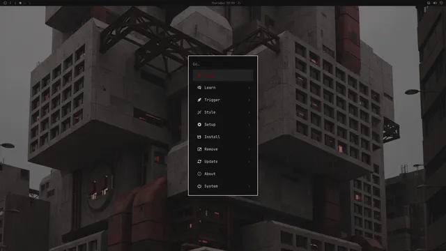 Omarchy menu