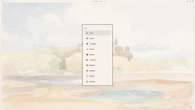 Omarchy menu