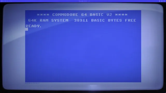 Empty desktop