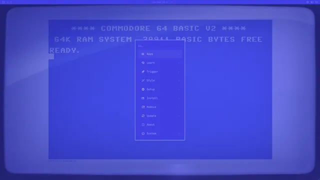Omarchy menu