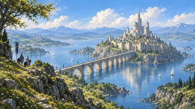 Camelot wallpaper: isle camelot