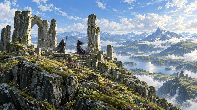 Camelot wallpaper: stone circle