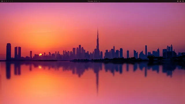 Empty desktop