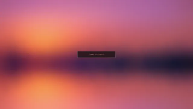 Lock screen